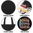 thumbnail image 3 of Witch Halloween Witchy Whimsy Wardrobe Women Canvas Bag 1Pc, 3 of 5
