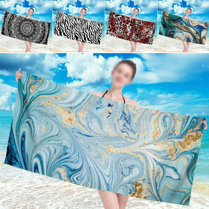 Towel 6 Designs 70cmx140cm Beach Towel Holiday Large Brand New Durable 