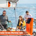 thumbnail image 4 of Daily Mix Store 1/2/3x Solar Strobe Warning Lamp Rechargeable Solar Driving Safety Caution XOD, 4 of 9