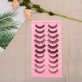 thumbnail image 5 of Pestañas postizas únicas de Bargains, 10 pares para maquillaje, negras DH06-H5, 5 of 5