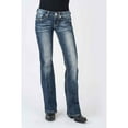 thumbnail image 3 of Stetson 0816 Ladies Boot Cut Jean Plain Back Pkt W/Emb Details Blue, 3 of 3