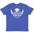 thumbnail image 3 of Inktastic Grad Squad with Graduation Cap and Wings Youth T-Shirt, 3 of 5
