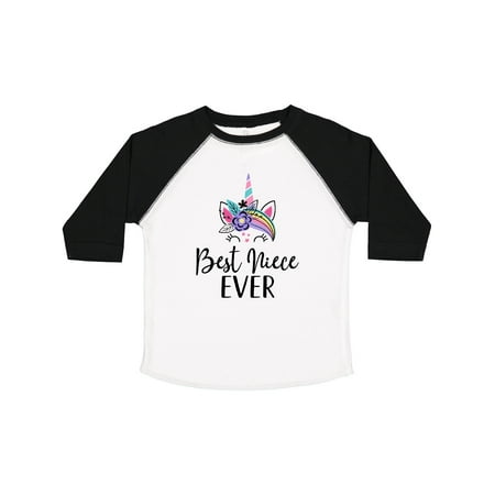 

Inktastic Best Niece Ever Unicorn from Aunt Gift Toddler Toddler Girl T-Shirt