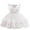 White, variant on Formal Dresses for Girls 4T Flutter Sleeve Floral Tulle Tutu Dress Pageant Wedding Birthday Party Clothes, Pink, 3-4 Years