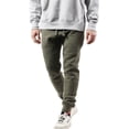 thumbnail image 2 of Ma Croix Men's Premium Slim Fit Fleece Jogger Sweatpants with Elastic Bottom, 2 of 8