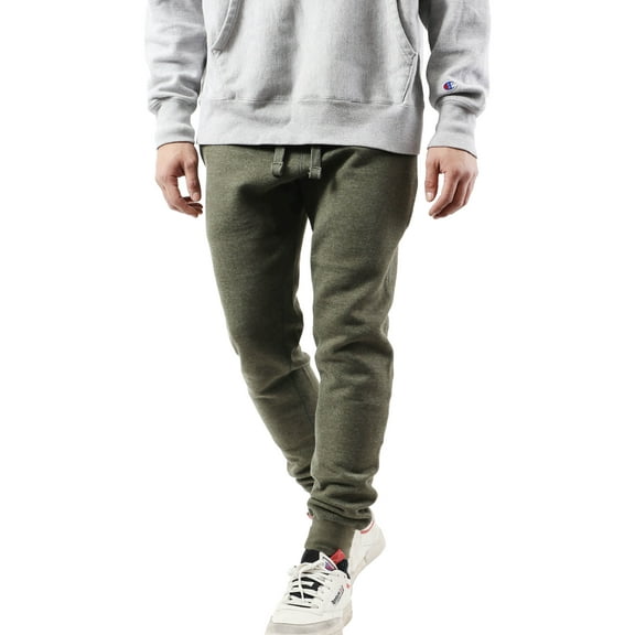 Ma Croix Mens Premium Fleece Joggers Slim Fit Casual Elastic Gym Sweatpants