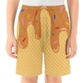thumbnail image 4 of Lovzfmll Little Boy's Shorts, Mid Rise Slim Fit Bermuda Shorts, Summer Casual Outfits for 7-8 Years, 4 of 8