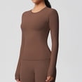 thumbnail image 5 of Women's Slim Fit Long-Sleeve Active Set - Stretchy Moisture-Wicking Yoga & Gym Wear, 5 of 6