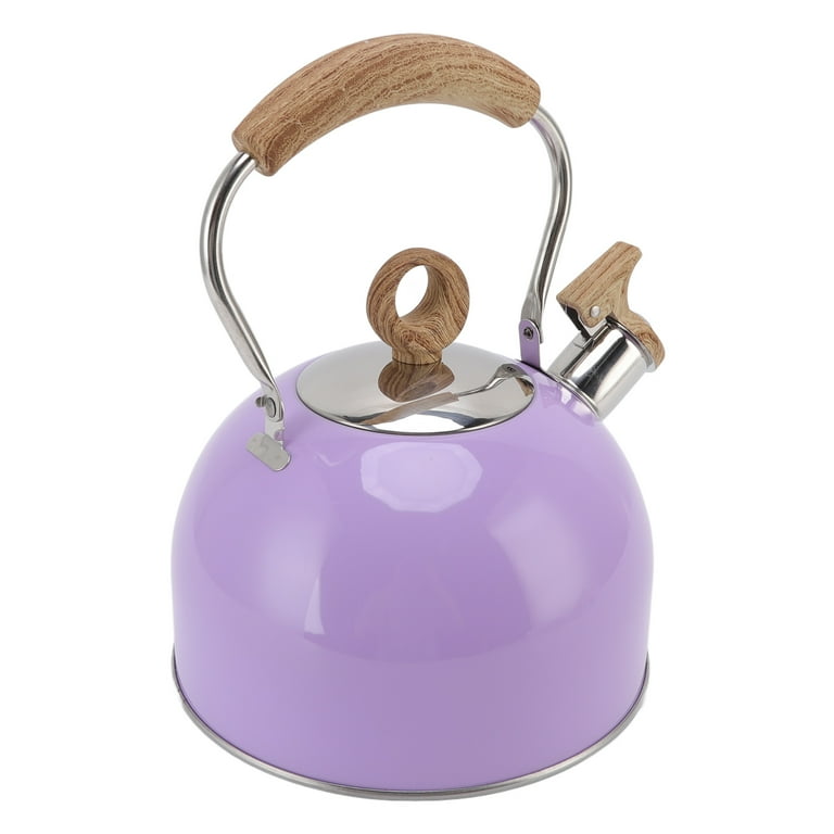 2.6L Stainless Steel Red Blue Purple Whistling Kettle Stove Top Home Teapot