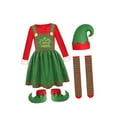 thumbnail image 1 of Disfraz de navideño para niños con sombrero, cosplay para fiestas, carnavales, festivales de Navidad Para niñas 130, 1 of 8