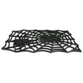 thumbnail image 3 of Northlight Spider Web Rectangular Halloween Doormat - Black - 18" x 30", 3 of 5
