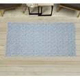thumbnail image 1 of Luau Decorative Rug, Flourish Pattern with Blossoming Hibiscus Flowers Springtime in Hawaii Theme, Quality Carpet for Bedroom Dorm and Living Room, 6 Sizes, Pale Blue, by Ambesonne, 1 of 1