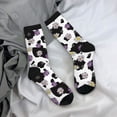 thumbnail image 5 of Rateoe Daisies Flowers for Women Casual Calf Socks - Cute Crew Socks - Thin Soft Above Ankle Socks Size 5-11, 5 of 6