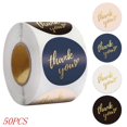 thumbnail image 1 of Blue 1 Inch Thank You Envelope Sealing Stickers for Wedding Gifts 50-500 Pieces, 1 of 6