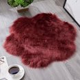thumbnail image 3 of Wool Imitation Sheepskin Rugs, Faux Non Slip Bedroom Carpet, Soft Texture, Modern Minimalist Design, for Living Room, Easy Maintenance, Velvet Look, Home Decor, Stain Resistant Akmoler [New Arrival], 3 of 9