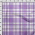 thumbnail image 4 of oneOone Cotton Cambric Amethyst Fabric Check Quilting Supplies Print Sewing Fabric By The Yard 56 Inch Wide, 4 of 4