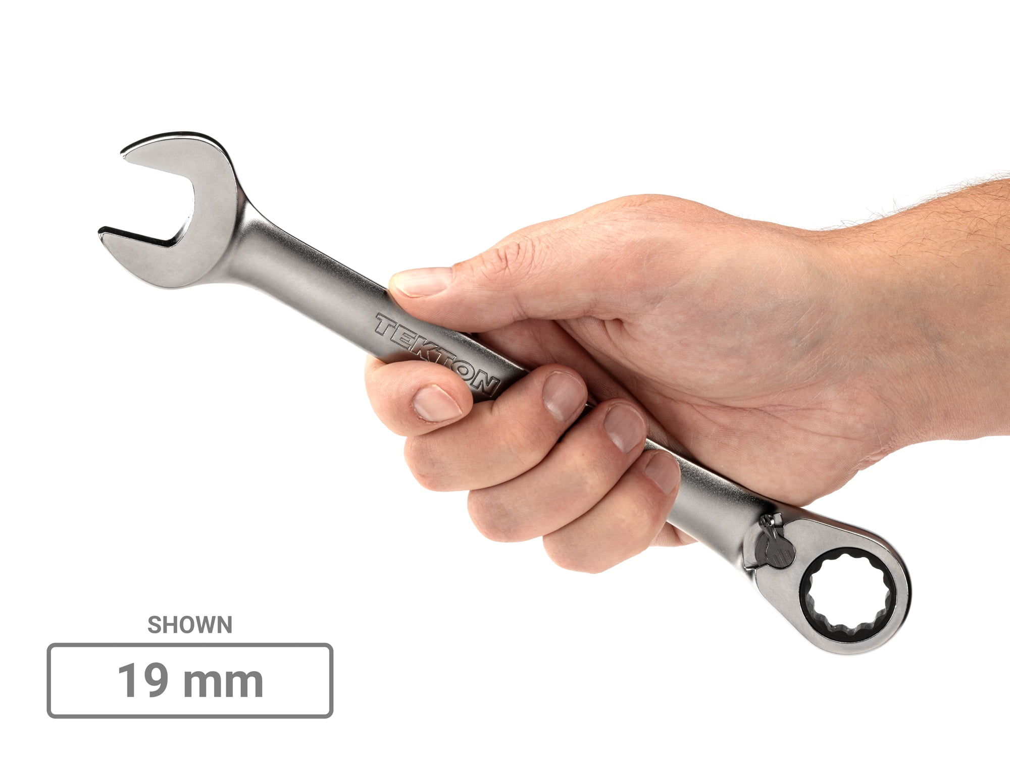 TEKTON Reversible 12-Point Ratcheting Combination Wrench Set, 25-Piece (1/4-3/4 in., 6-19 mm) | WRC94004