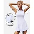 thumbnail image 4 of Beautyin Robe de Sport Golf Exercice avec Shorts et Poches Col Polo Fermeture Éclair Robes Athlétiques Robe de Tennis, 4 of 6