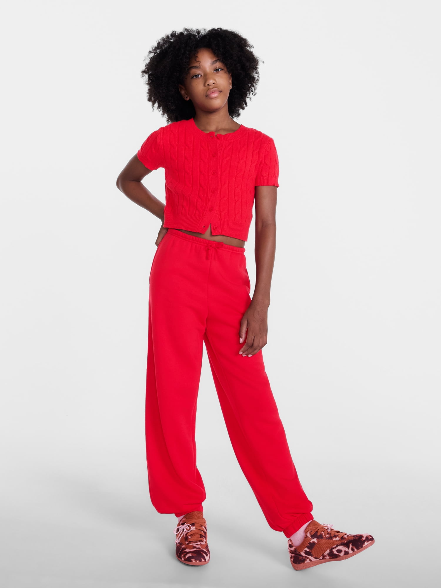 Weekend Academy Girls Fleece Joggers, Sizes 4-18