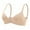 Beige, variant on 2 Pack Underwire Bras for Women Smooth Seamless Front Closure Back Wireless Thin Bralettes Push Up Underwear,Beige,32
