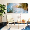 thumbnail image 4 of Idea4wall 3 Piece Tropical Canvas Wall Art Palm Tree Canvas Prints Modern Home Wall Decor, 24"x36", 4 of 5