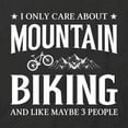 thumbnail image 2 of Mountain Biking T-Shirt | Cool Cycling Black Tee Gift, 2 of 5