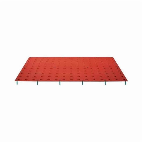 ADA Warning Pad Polymer Red, 2 ft W x 5 ft L, 7/16 in Thick