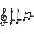 thumbnail image 1 of Candelabro de Nota Musical de 4 Piezas, Candelabro de Pared de Nota Musical Negra, Candelabros de Estilo de Nota Musical de Arte Vintage, Hierro, 1 of 5