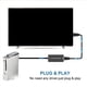 thumbnail image 5 of 2X Convertidor de Euroconector A Convertidor de Audio Adaptador de Caja de Cable de Video Compatible con Adaptador de Conversión HD 1080P, 5 of 5