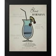 thumbnail image 2 of Greene, Taylor 12x14 Black Modern Framed Museum Art Print Titled - Blue Hawaiian layered, 2 of 5