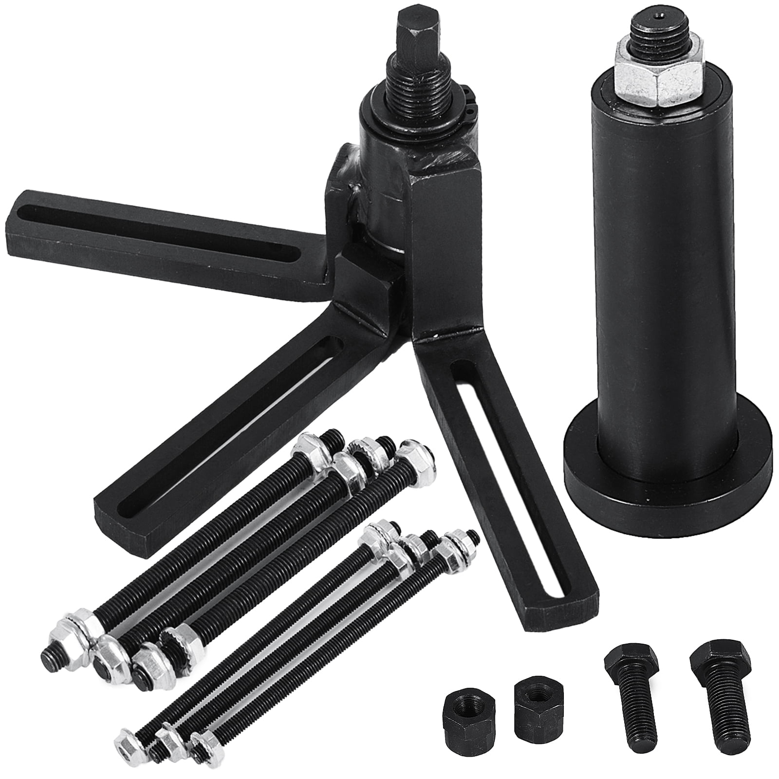 Crankcase Splitter Separator Tool Kit for Motorcycle 360 Degree Crankcase Puller and Installer Fits 2 and 4 Stroke Crankcases With 8mm & 6mm Mounting Bolts and 1 Center Pulling Bolt 