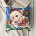 thumbnail image 3 of Genshin Impact Pillow Case Soft Pillow Cover Pillowcase Decorative Cushion Cover Home Decor 12 "x12 ", 3 of 8