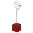 thumbnail image 4 of Cubo Rojo Clips Memo Foto Tarjeta Base De Fotos Titular Círculo Clip De Alambre Forma Sunnimix sostenedor de la nota, 4 of 5