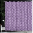 thumbnail image 4 of Ambesonne Abstract Geometry Shower Curtain, Diagonal Violet, 69"Wx70"L, Mauve and Quartz, 4 of 5