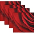 thumbnail image 5 of GZHJMY Valentine's Day Red Rose Cloth Napkins Set of 1, Reusable Washable Oversized Table Napkins for Family Wedding Dinner Party Home Decor, 20 Inch Decorative Washcloths, 5 of 7