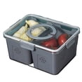 thumbnail image 2 of Riguas Fridge Organizer Storage Box with Clear Lid Food Grade BPA Free Large Capacity Stackable Vegetable Refrigerator Organizer Bin, 2 of 8