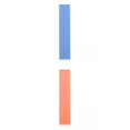 thumbnail image 1 of 2 Pieces Tennis Racket , Racket Head Tape Outdoor for Tennis Racket , Blue and Orange, 1 of 10