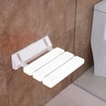 thumbnail image 2 of Greensen Mounted Shower Home Bath Room Foldable Drop-leaf Bathroom Bench, wall mounted shower, 2 of 8