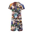 thumbnail image 6 of My Hero Academia Boys 2-Piece Swimsuit Set Bathing Suit Short Sleeve Swimwear Sets with Swim Trunk 7-9Y(120cm), 6 of 7