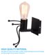 thumbnail image 4 of Vintage Wall Light Industrial Retro Lámparas De Pared Dormitorio Personalidad Little People Aplique De Pared Iluminación Interior Metal Led Lámpara De Noche Para Habitación De Niños Guardurnaity HA024515-00, 4 of 6