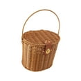 thumbnail image 4 of Woven Fruit Basket Carrier Durable PP and Iron Construction for Wedding Gifts and Vegetable Storage, 4 of 8