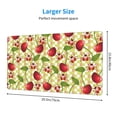 thumbnail image 3 of Balery Cherries And Ladybirds Mouse Pad ,15.8x29.5 In Large Gaming Mouse Pad Desk Mat Long Non-Slip Rubber Stitched Edges,Waterproof Mousepad Desk Mat For Gamer Office Home, 3 of 9