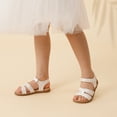 thumbnail image 5 of DREAM PAIRS Girls Sandals Open Toe Princess Flat Sandals Strappy Summer Shoes Toddler/Little Kid, 5 of 8