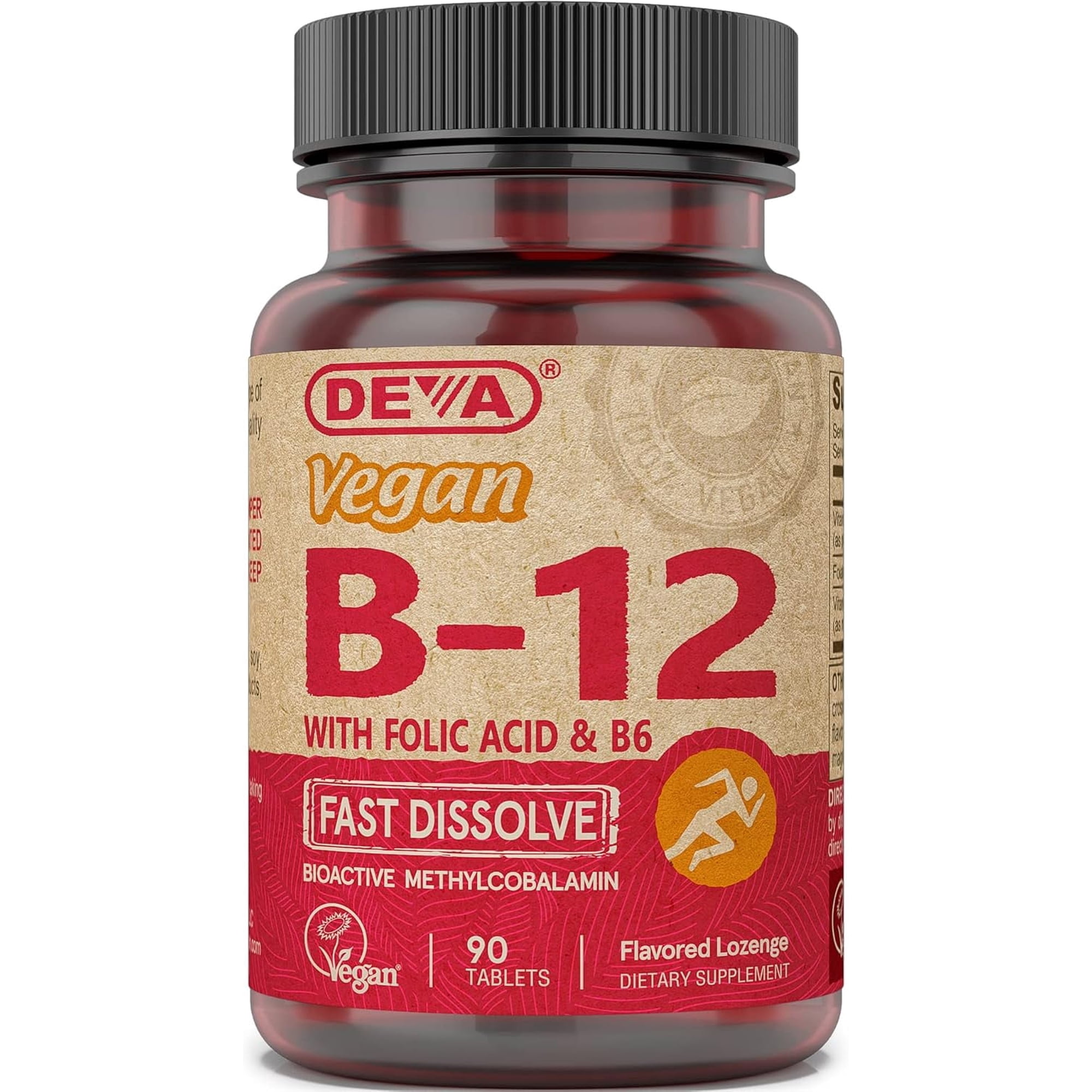 Deva Nutrition Deva B12, 90 ea