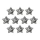 thumbnail image 5 of 10 colgantes de estrella de Navidad con pentagrama reutilizable para decoración colgante gris, 5 of 9