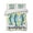 Teal, variant on Quilts Full Size Bedding Set, Blue Fish Lightweight Quilted Comforter, Summer Lemon Mint Leaves Rural Yellow Plaid Soft Reversible Bedspread Coverlet with Pillow Covers for All Season, 78" x 90"