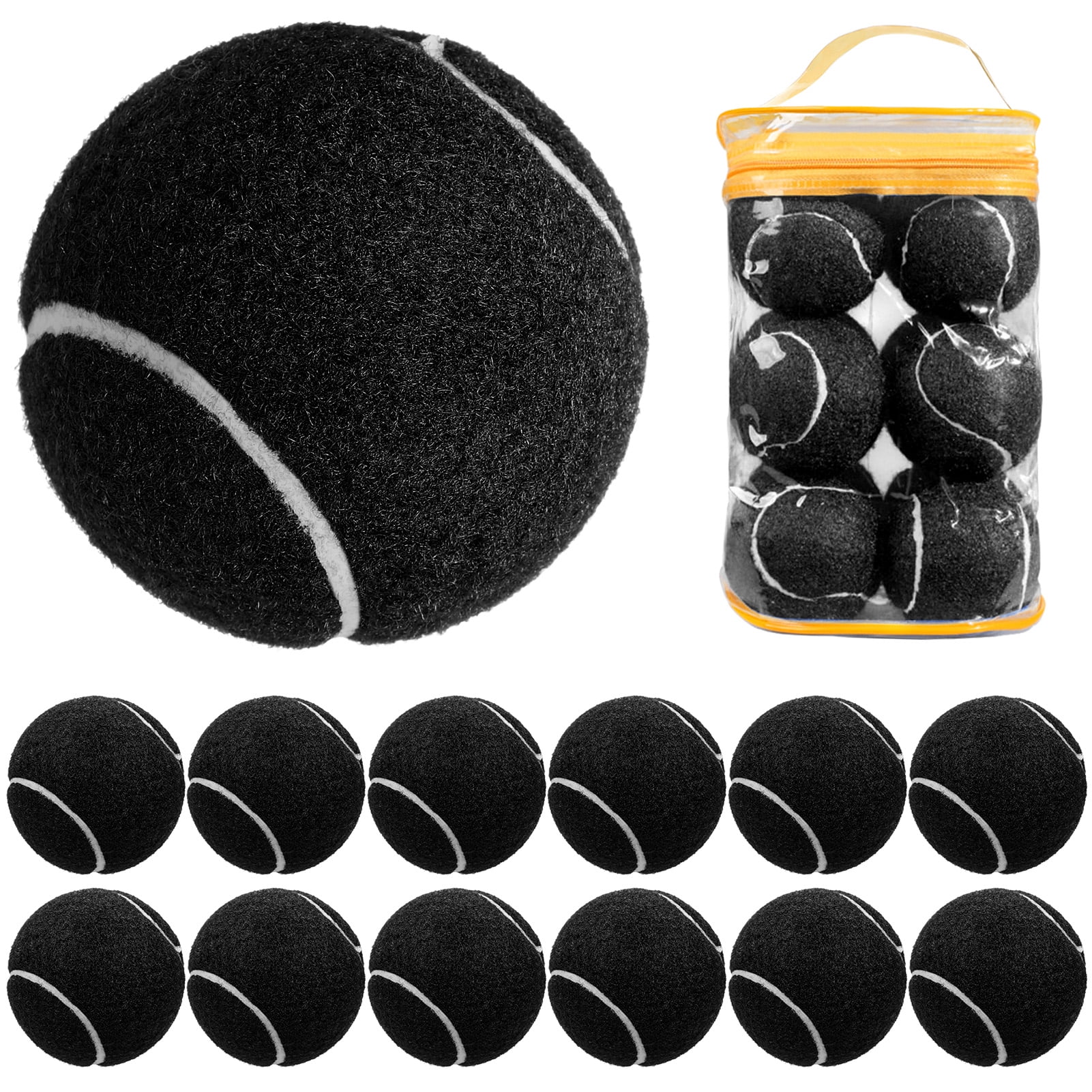 Carevas 12 Packs Pressure Matching and Training Tennis Balls