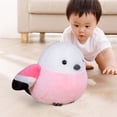 thumbnail image 3 of Pájaro de peluche suave, juguete de peluche, juguete de peluche de pájaro para sala de estar Rosa 30cmx40cm, 3 of 6