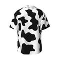 thumbnail image 2 of Fotbe Milk Cow print Short Sleeve Button Down Shirts for Men Casual Summer Beach Wrinkle Free Shirt-Medium, 2 of 7