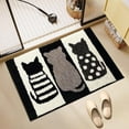 thumbnail image 4 of Wooowa Cute Cartoon Animal Floor Mat - Non-Slip Washable Rug for Home Kitchen Entryway Bathroom Decor & Daily Use, 4 of 6